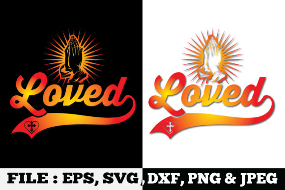 Loved Bible Verse Tshirt Design