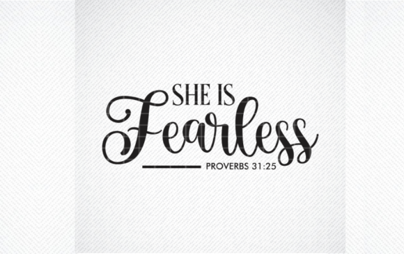 She is Fearless SVG: Empowering Christian Art for Modern Creators