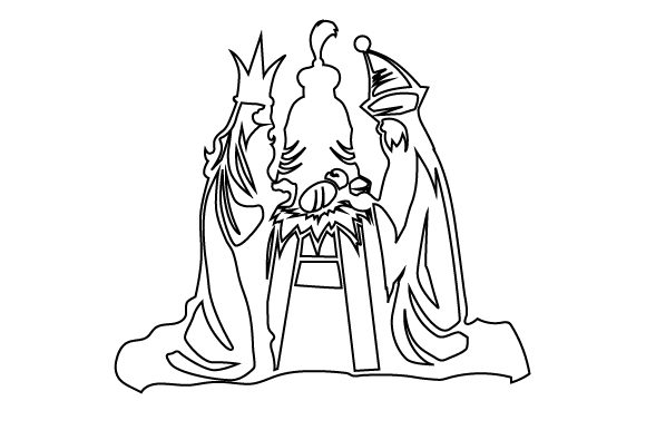 Three Kings and Jesus in the Manger Coloring Page: A Creative and Spiritual Resource for Modern Audiences
